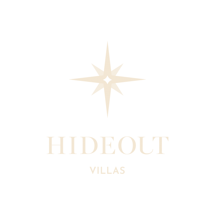 Hideout Villas logo as featured on the Do Not Disturb logo