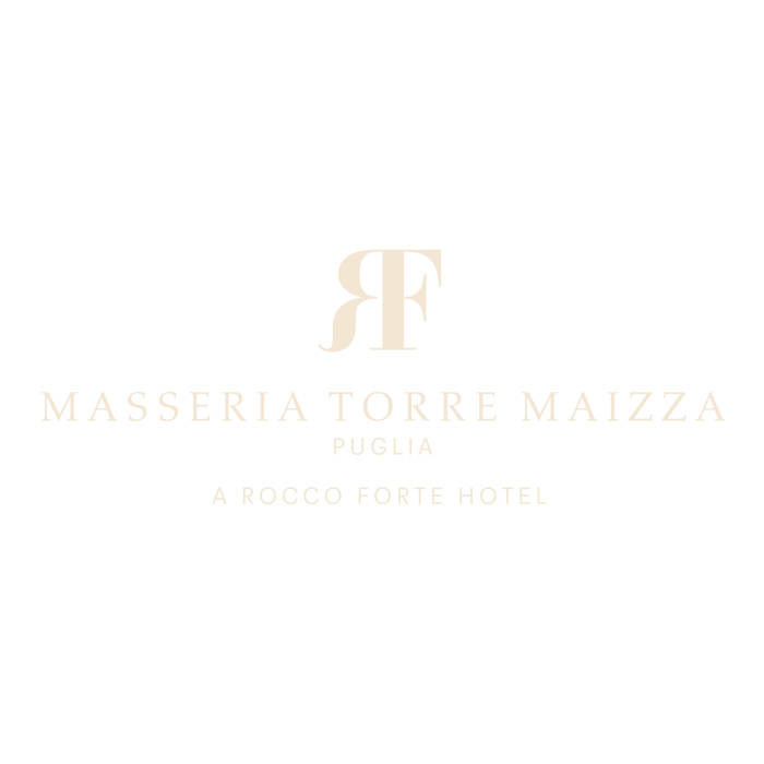 Masseria Torre Miazza by Rocco Forte logo as featured on the Do Not Disturb Guest List