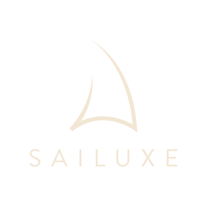 Sailuxe logo as featured on the Do Not Disturb Guest List